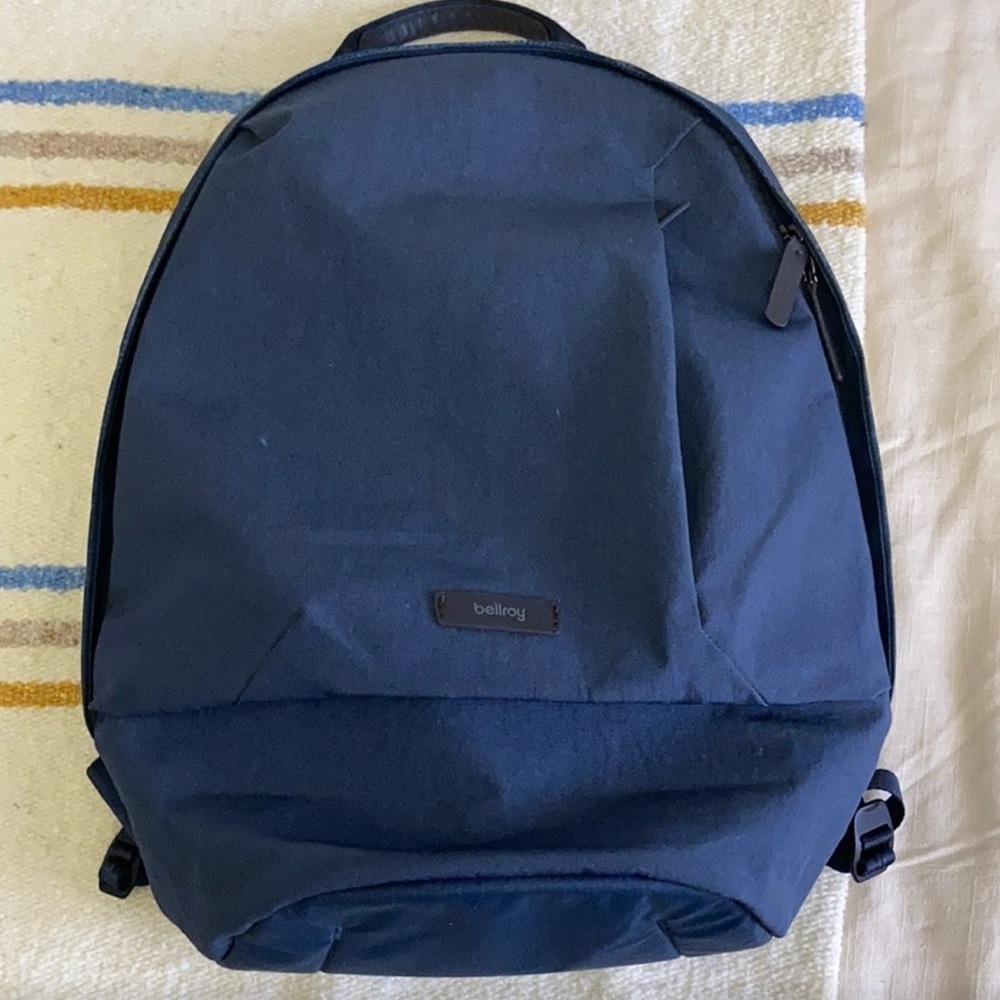 Bellroy Blue Backpack Durable Minimalist Design